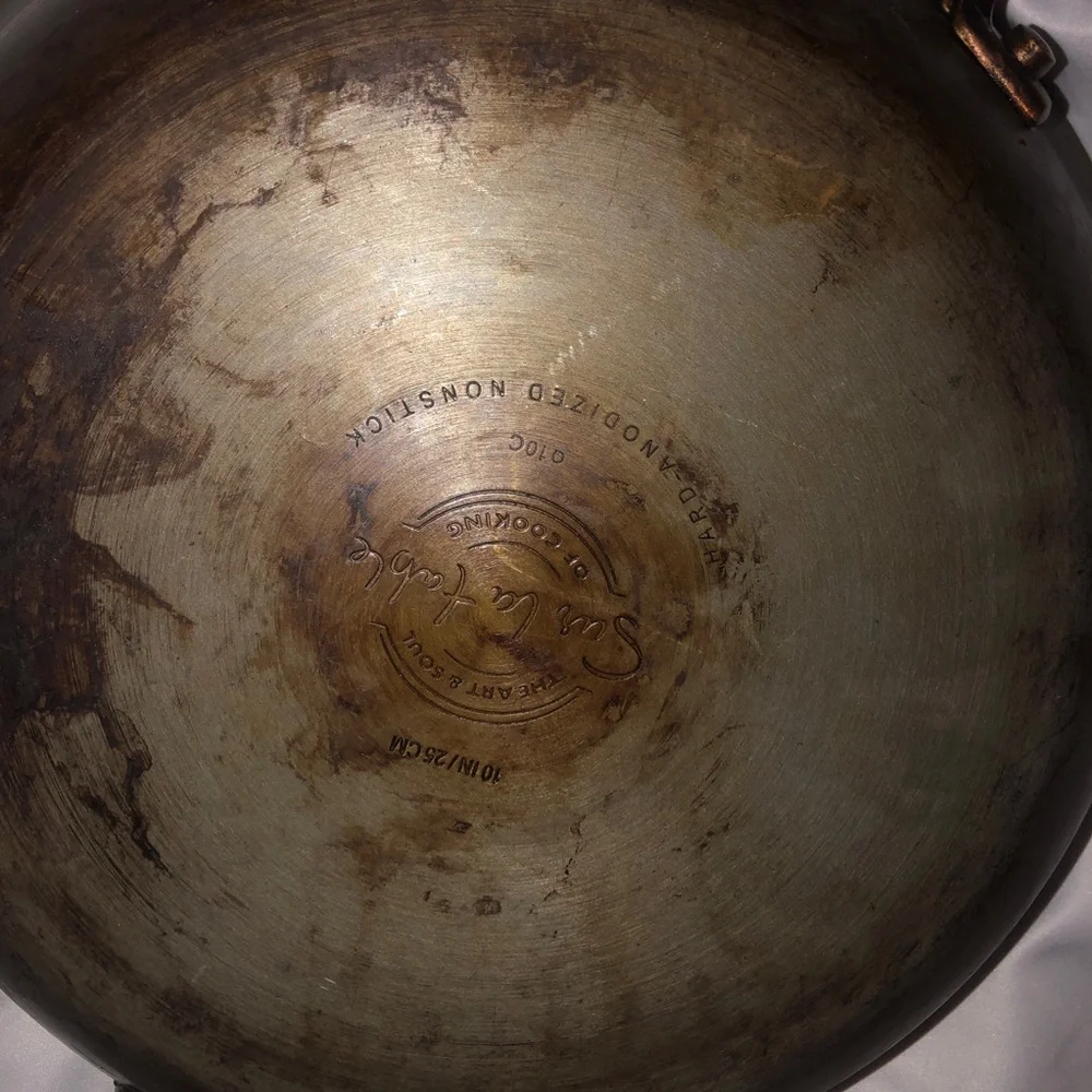 Sur la table‎ non stick hard anodized pan 10